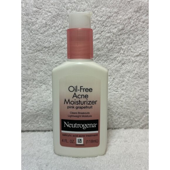 Neutrogena Oil-Free Acne Moisturizer Pink Grapefruit 4 Oz 118ml - Picture 1 of 3